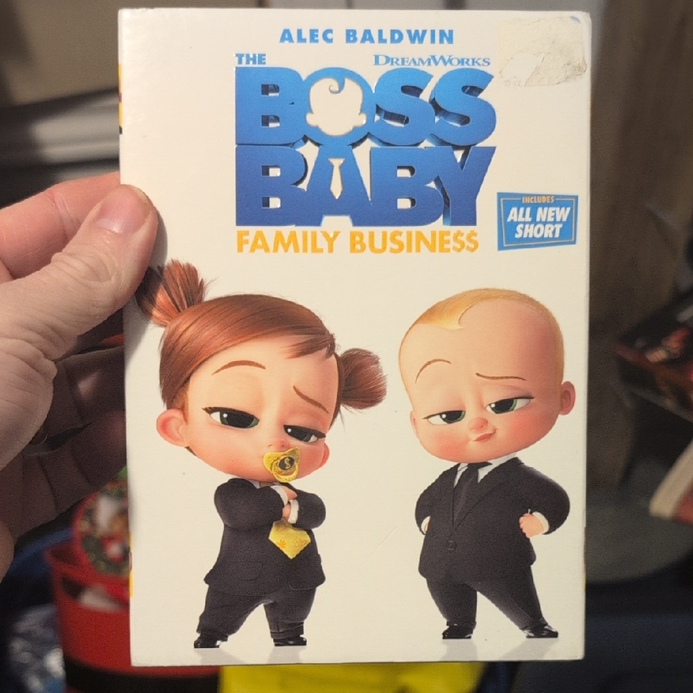 Dreamworks Boss Baby Family Business Cover - Black and Gold Suits